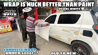 COMPLETE WRAPPING IN ALTO || 2013 Model looks like 🆕 2022 model || Mind blowing RESPONSE 🤩