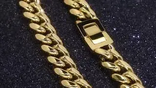 10mm Miami Stainless Cuban Link Bracelet Box Clasp