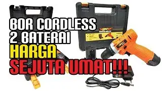 XENON CDD500 BOR CORDLESS 2 BATERAI HARGA SEJUTA UMAT (PART 1)