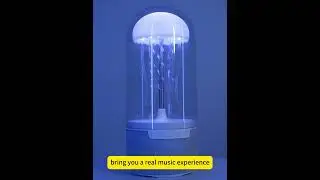 Creative Jellyfish Bluetooth Speaker Colorful Light Portable Atmosphere Light