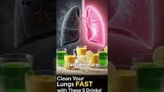 5 Best Drinks to Clean Your Lungs Fast #nutritiontips