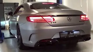 Mercedes S63 AMG Coupe Capristo Exhaust + Stage 1 chiptune