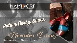 Patina Derby Shoes at Namidori