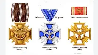 Long service awards of the N.S.D.A.P. My 15 year one. 