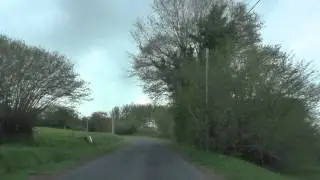Driving From Croaz an Barzic To La Chapelle Neuve, Brittany, France 25th April 2015