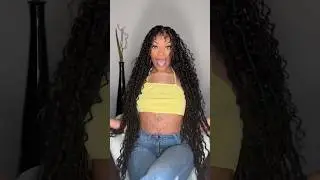 How to Add Goddess Curls to End of Soft Locs #softlocs #goddesslocs #curlyends #hairtutorial #easy
