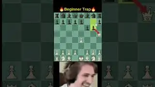 Beginner trap🔥🗿#viral#chessopening#chesspuzzle#chessgame#chessgame#chessmaster#chesscom#chessvideo