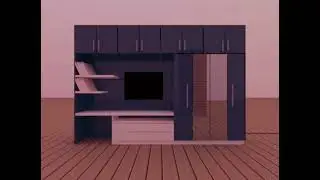 ✨ Modern Modular Wardrobe with Study Table & TV Unit | Stylish Interior Design ✨