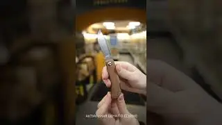Складной нож Kansept Wedge сталь 154CM, рукоять Brown Canvas Micarta