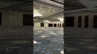 HUGE ballroom. #caesars forum 110,000 sq ft ballroom. No pillars #lasvegas #meetingsmeanbusiness