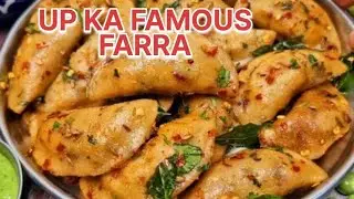 UP का Famous Farra 😍 | Halwai Style Farra Recipe | Traditional UP Street Food | Puja Kitchen 🍽️
