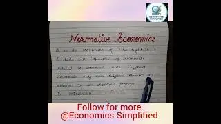 Class 11 #normative economics #economicssimplified #economics