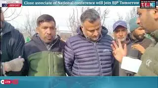 Close associate of National conference will join BJP Tomorrow Senior BJP leader lateef ah khan
