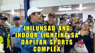 Inspection at Dapitan Sports Complex to fix the indoor lighting | Yorme Isko Moreno