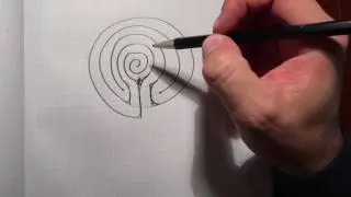 How to Draw Labyrinths from a Spiral