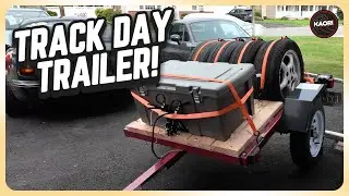 My Track Day Trailer Build! $250 Harbor Freight Trailer