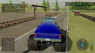Testing monster truck on fs22
