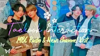 Taekook Analysis - Different perspectives from Bh & original broadcast~ BTS MBC Radio,News Visit
