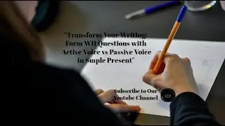 Master Passive Voice Simple Present wh questions Explained! #activevoiceandpassivevoice #activevoice