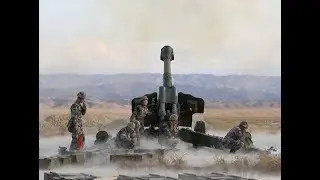 Chinese Artillery Troops Conduct Live-fire Exercise