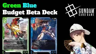 [Gundam Card Game Beta] Blue Green Midrange Budget Deck #gundam