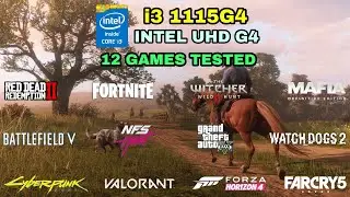 (i3 1115G4) Intel UHD Graphics Gaming Test ! 2021
