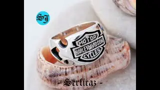 Silver Ring, Harley Davidson Ring, Statement Ring, Harley Ring, Harley Davidson, Motorcycle, Biker