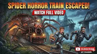 I Played Scary Horror Train Watch Full video || Spider Horror Game And Escaped From This Game 
