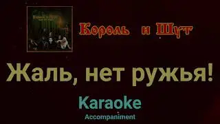 Жаль, нет ружья! ★♫★ Король и Шут ★♫★ караоке ★♫★ задавка