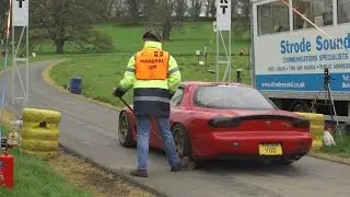 Rotary RX7 Fast Driving On Thin English Roads