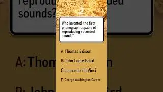 Who was the creator of the first sound-reproducing phonograph?