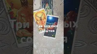 Three important events in your life#tarot