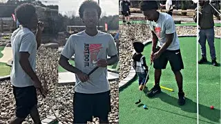 I Showed My Family Why They Call Me Tiger Woods| Mini Golf