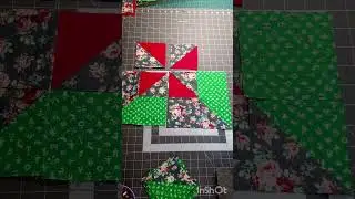 Pinwheel Quilt Block (beautiful patchwork idea quick and easy )✅❤️⭐✅🌷