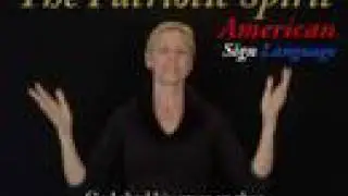 Star Spangled Banner in Sign Language  - Signing Pledge of Allegiance in Sign Language