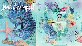 Jane Davenport Artomology | Mixed Media Underwater Layout
