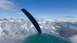 Flying from Tok to Birchwood Alaska