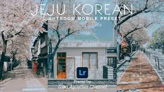 JEJU KOREAN - Tutorial Preset || Lightroom Mobile - Free DNG / XMP