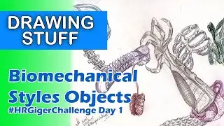 How to Draw In Biomechanical Style | #HRGigerChallenge