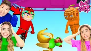 😲OS VALENT&Otilde;ES BRAINROTS SECRETOS!👊lutam no GANG BEASTS vs ESTEV&Atilde;O,MILLA,MILLY...
