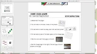 Product Preview - Count, Color, and Name  Back to School Edition