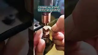 How This Benchtop MFDC Spot Welder Creates Perfect Copper Wire-to-Terminal Connections? #spotwelding