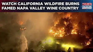 California Wildfire: Monster Flames Burn Famed Napa Valley Wine Country|1000+ Firefighters In Action