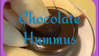 Cook With Me Chocolate Hummus- Vegan and Gluten Free