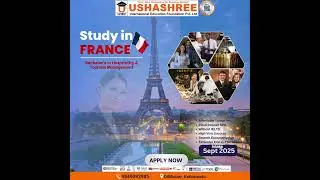 𝐔𝐒𝐇𝐀𝐒𝐇𝐑𝐄𝐄 | 𝐒𝐭𝐮𝐝𝐲 𝐢𝐧 𝐅𝐫𝐚𝐧𝐜𝐞 | Bachelor in Hospitality & Tourism Management #studyinfrance #ushashree