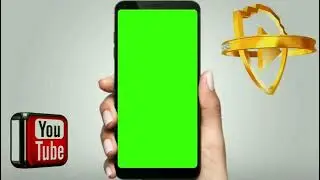 3D Mobile Frame with hand holding green screen | subscribe & bell button | 4k Green Screen Tv