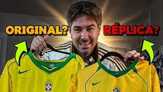 COMPREI A CAMISA TOTAL 90 DO BRASIL ORIGINAL E REPLICA! MUITA DIFERENÇA?
