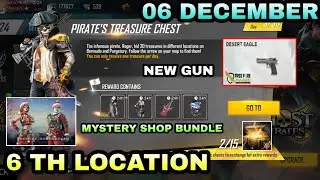 6th day pirates crate chest location || Mystery shop costume || Upcoming Gun #INSTAGAMER