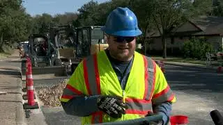 Austin Water crews replace water lines with high density polyethylene pipes