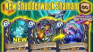 New Legendary Makes Shudderwock Shaman More Broken Than Ever At The Great Dark Beyond | Hearthstone